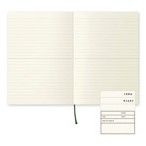 A5 Lined MD Notebook Softcover, MIDORI