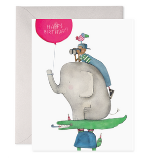 Animal Stack | Kids Birthday Greeting Card
