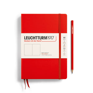 A5 Blank Notebook Hardcover, LEUCHTTURM1917 Red