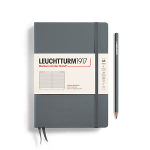 A5 Lined Notebook LEUCHTTURM1917 - Anthracite Grey