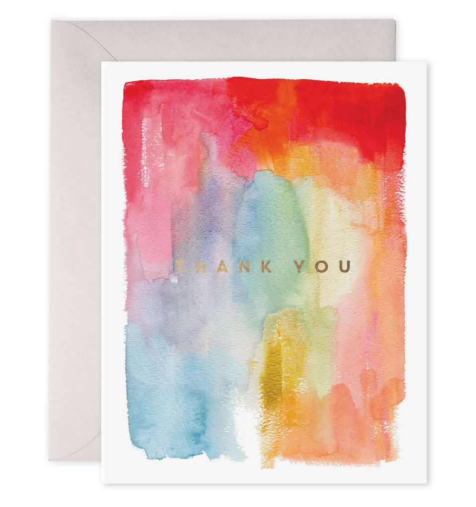 Colorful Thanks Card