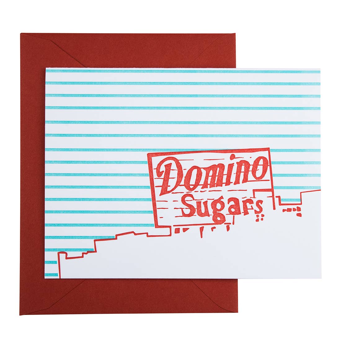Domino Sugars Fold-Over Card