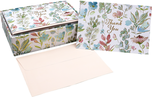 Floral Watercolor Thank You Notes