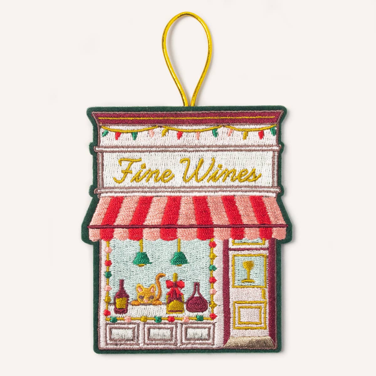 Wine Shop Ornament