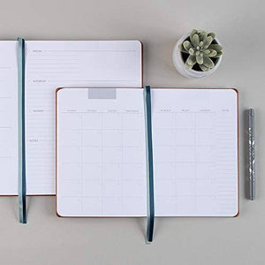 A5 Undated Softbound Focused Planner - Camel