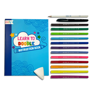 Doodle Fun: Draw & Color Activity Kit (17 PC Set)
