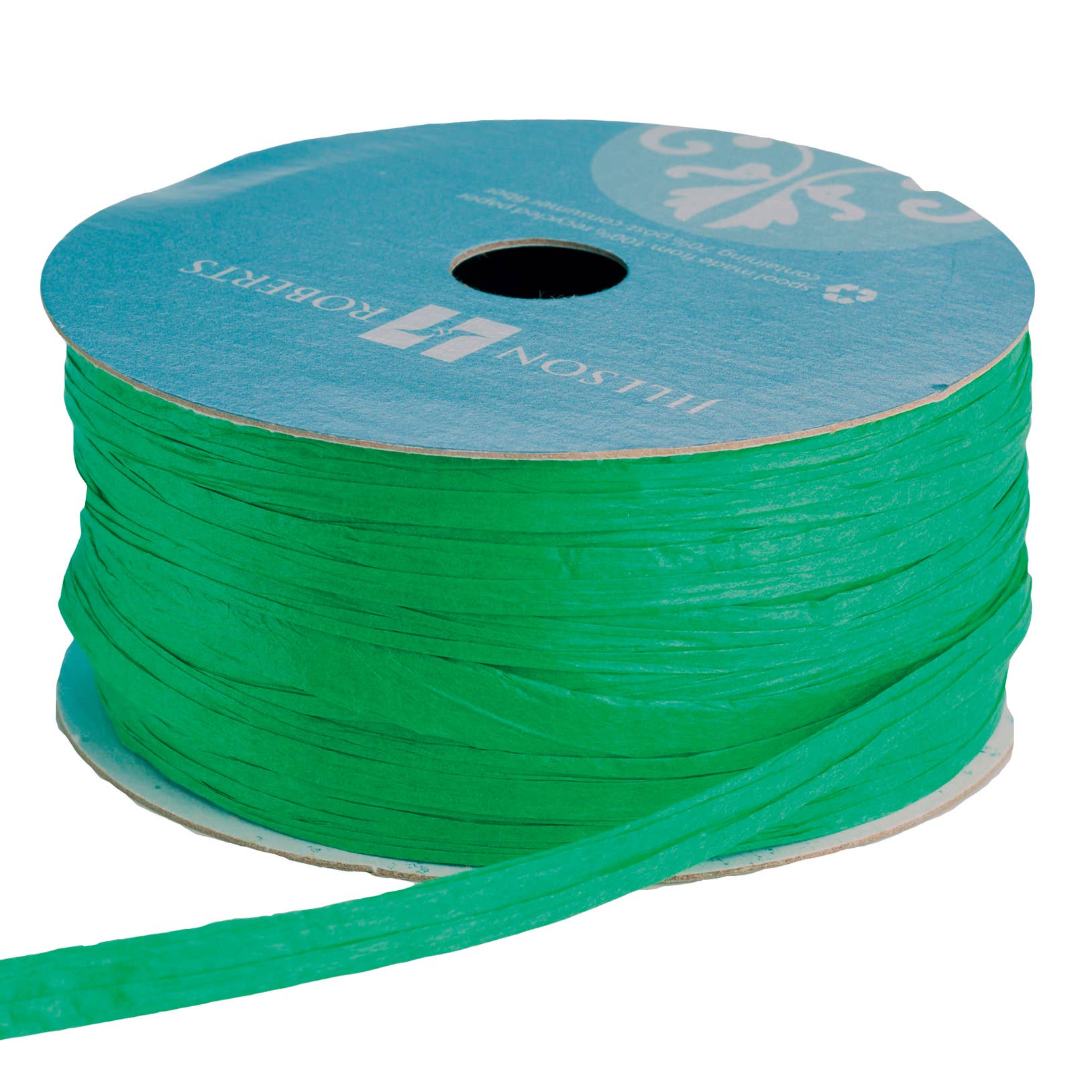 Green Ribbon - Paper Raffia