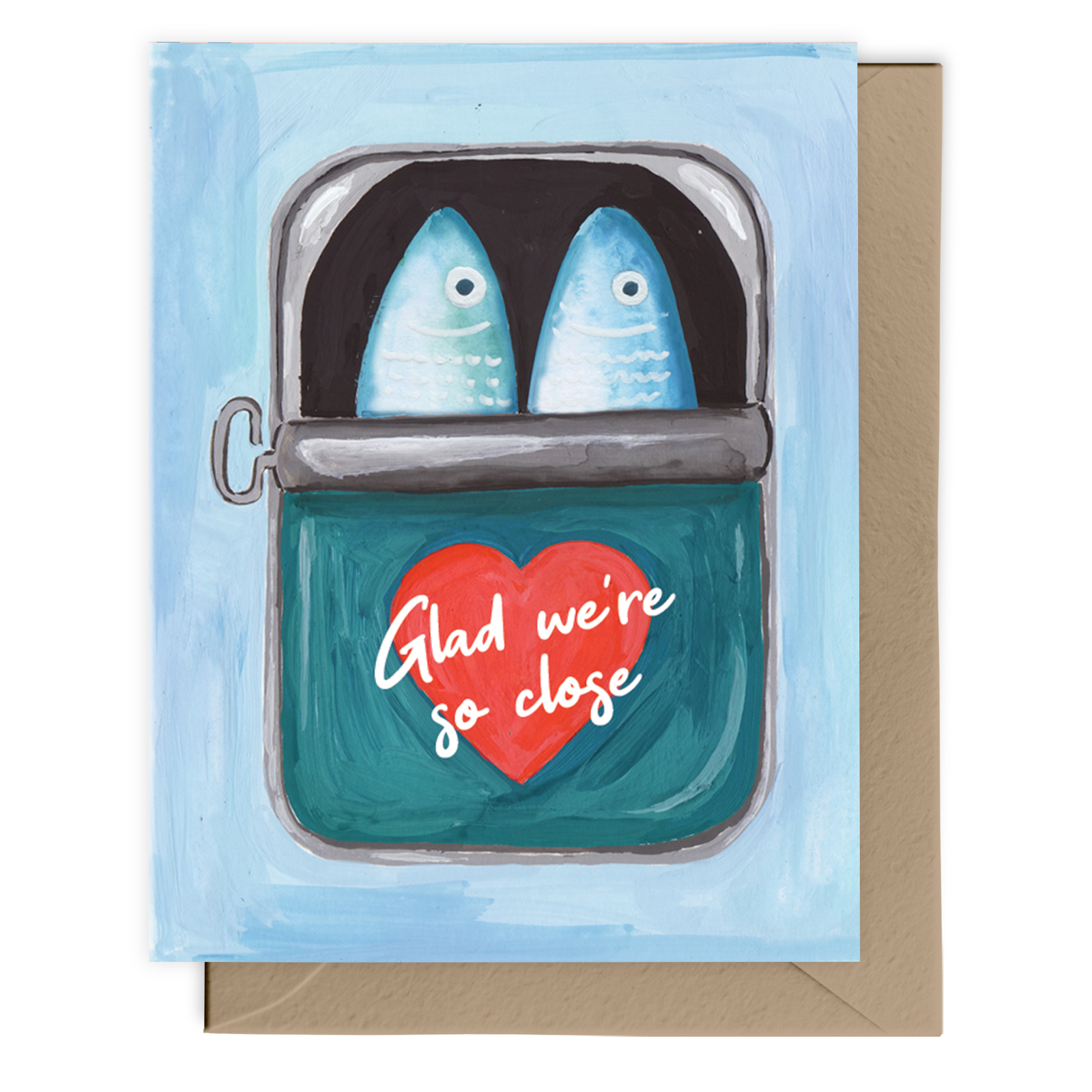 Glad We're So Close Card: Single Card