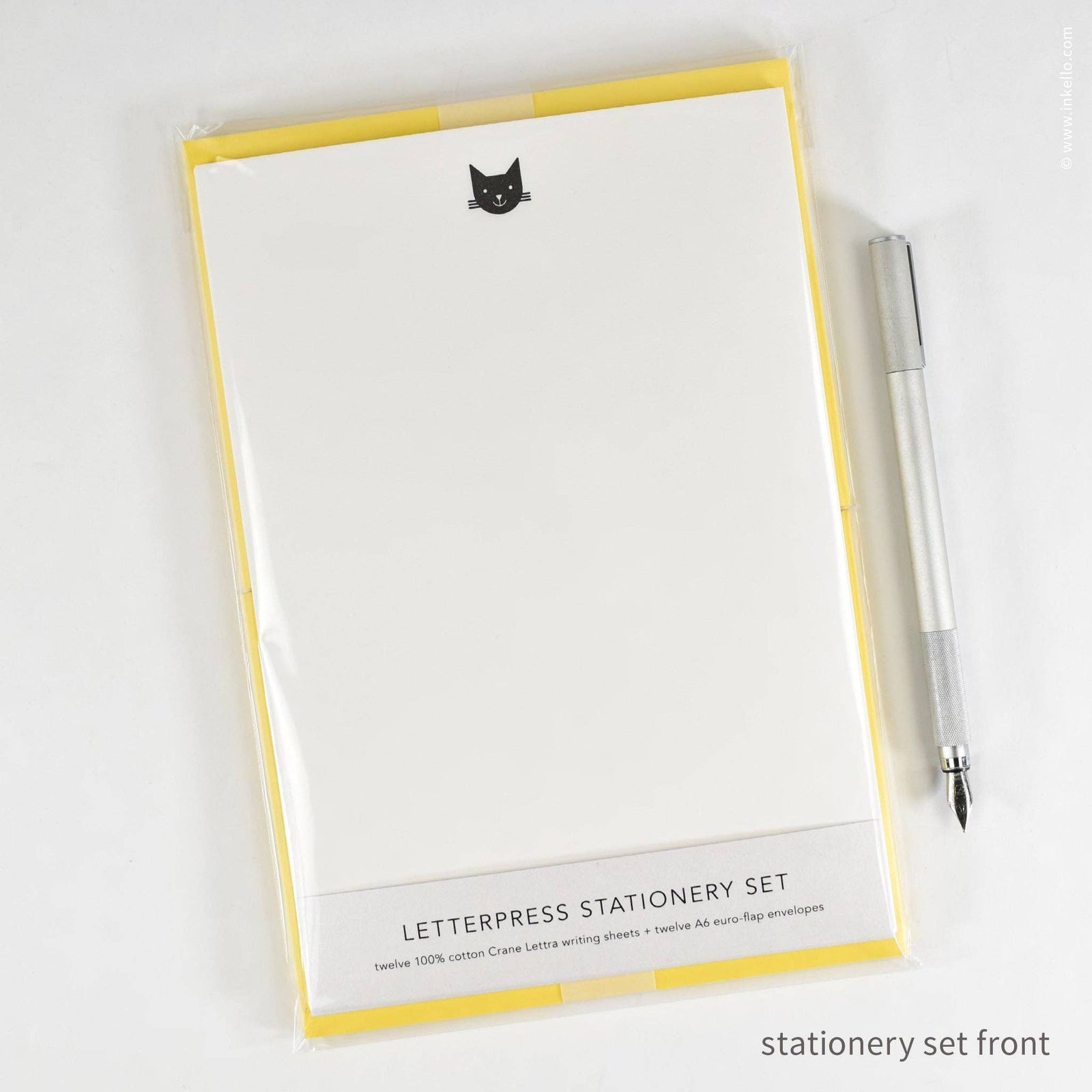Stationery Set with Black Cat (#472)