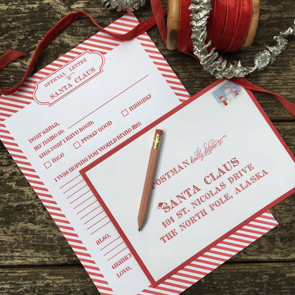 Santa Letter Kit Paper Herald