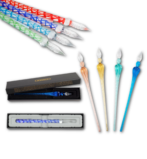 Herbin Glass Dip Pens: Navy