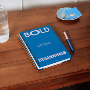 Bold Hardcover B5 Spiral Undated Daily Planner