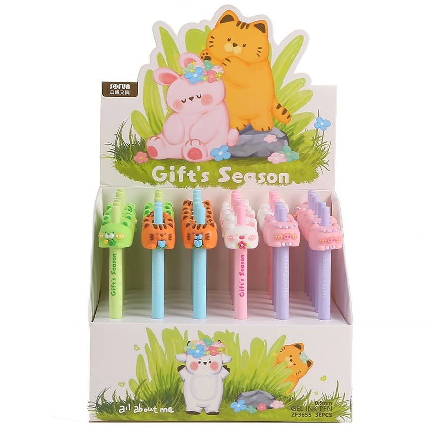 ANIMALS GIFT SEASON RETRACTABLE GEL PEN