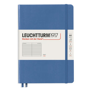 A5 Lined Notebook Hardcover, LEUCHTTURM1917 Denim