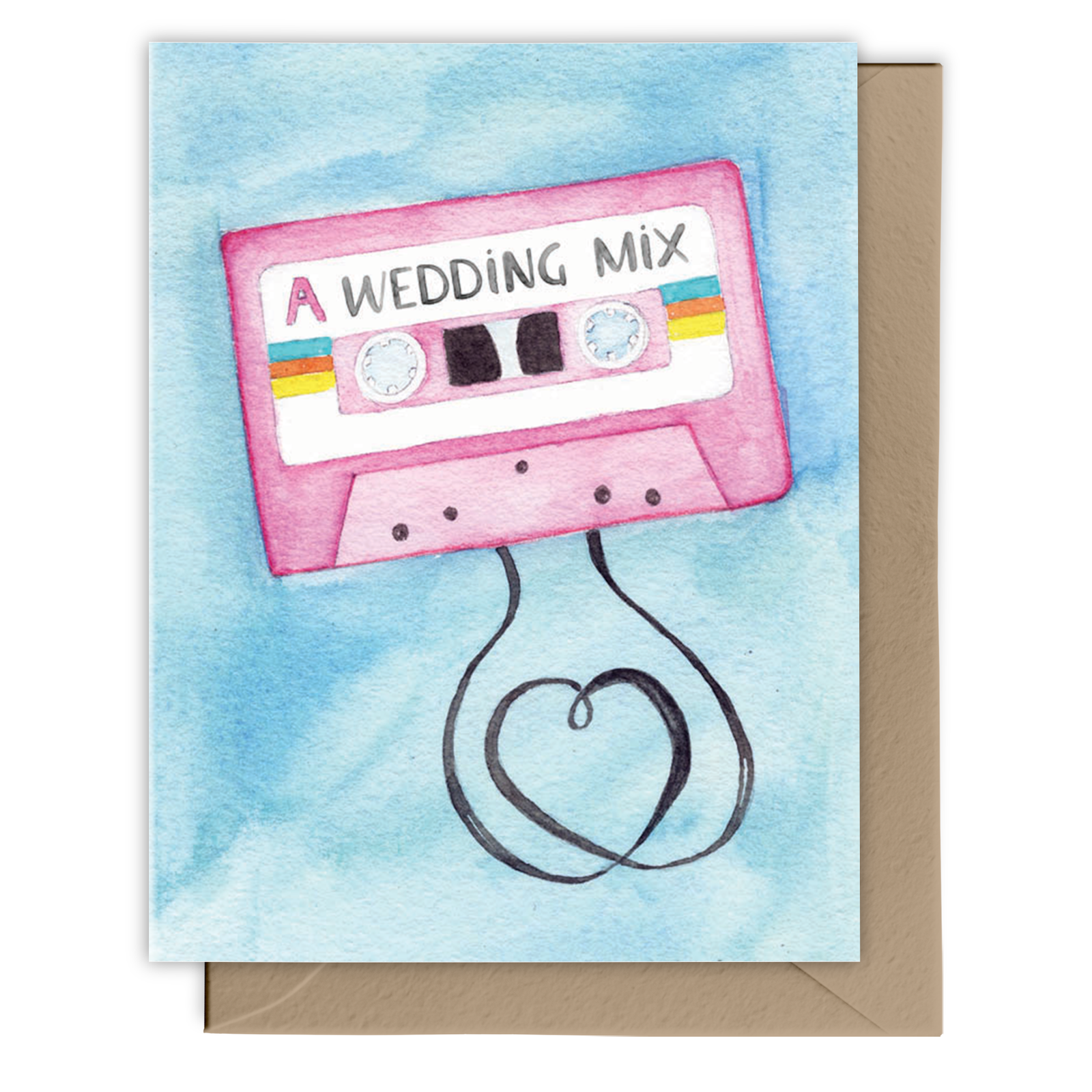 Wedding Mix Greeting Card: Single Card