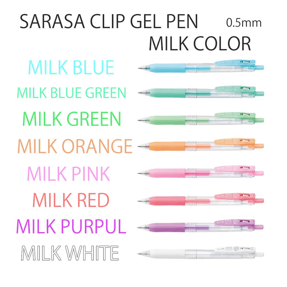 Sarasa Milk Gel Retractable Pen