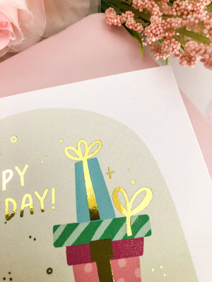 Snail Mail Late Birthday Card