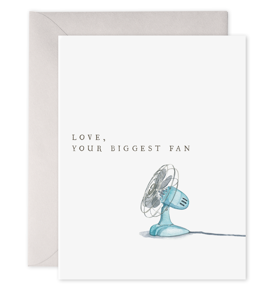 Biggest Fan | Love & Friendship Greeting Card: 4.25 X 5.5 INCHES