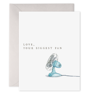 Biggest Fan | Love & Friendship Greeting Card: 4.25 X 5.5 INCHES