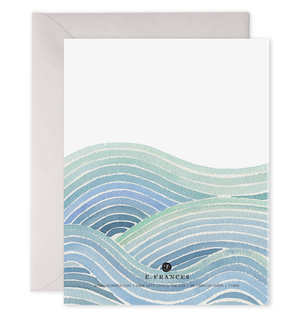 Ocean of Thanks | Waves Thank You Greeting Card: 4.25 X 5.5 INCHES
