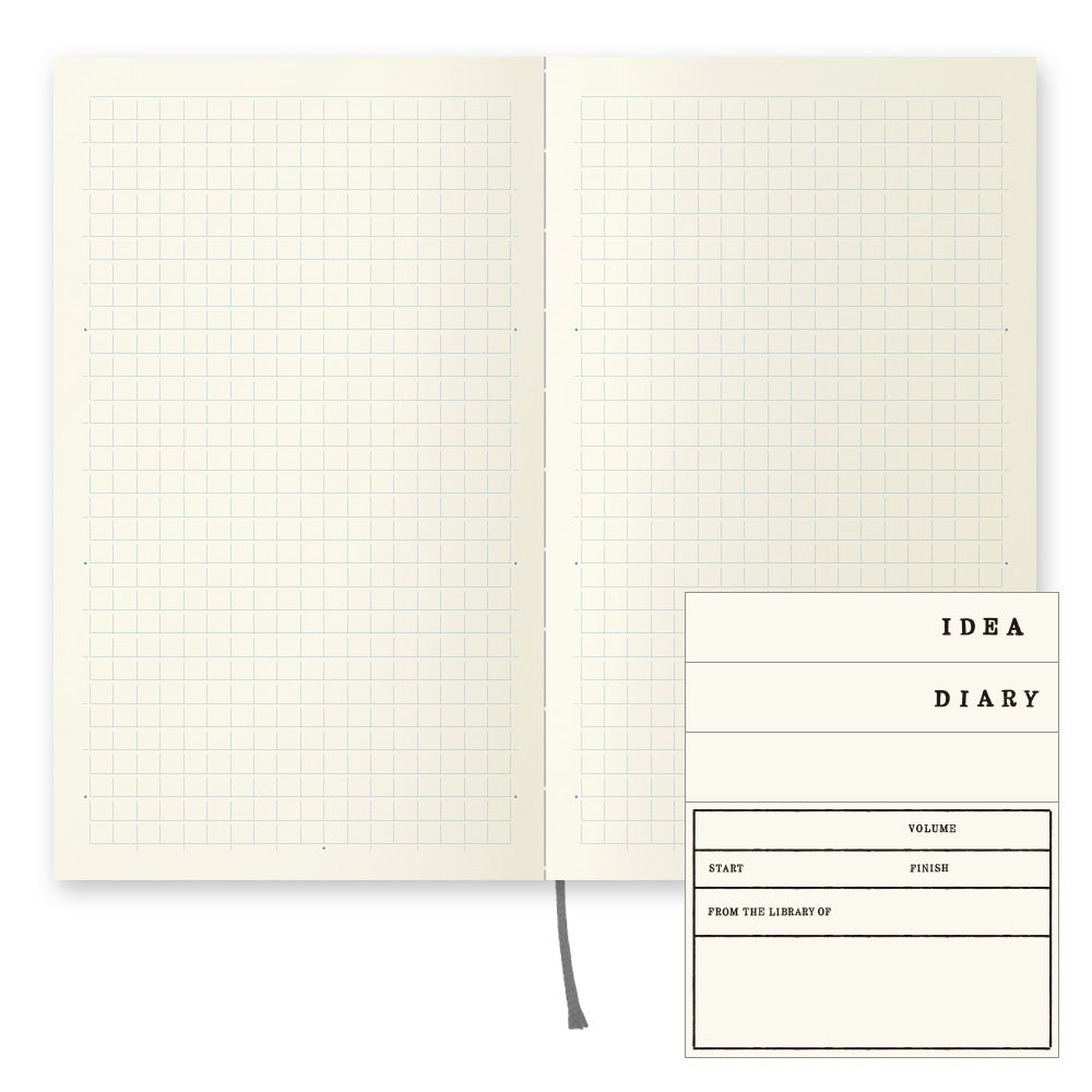 B6 Squared Slim MD Notebook Softcover, MIDORI