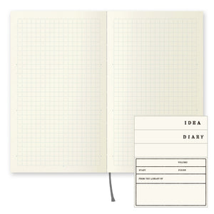 B6 Squared Slim MD Notebook Softcover, MIDORI