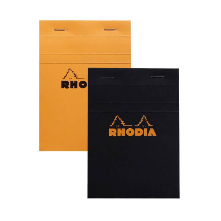 Rhodia Classic Notepad 8.25 x 12.5: Orange LINED w/MARGIN / 8.25" x 12.5"