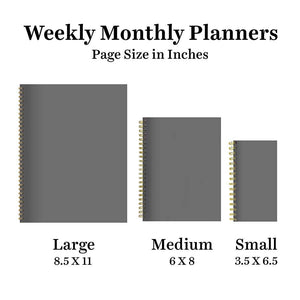 Statement Stripe Large Weekly Monthly Planner 2026-2027