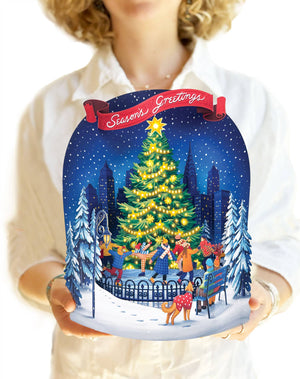 Christmas Skating Scene