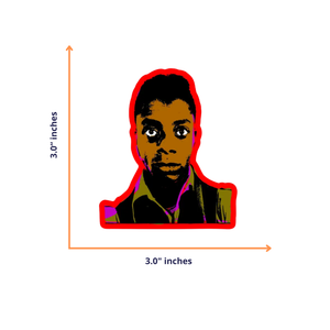 Jimmy | Stickers | Young Baldwin Pop Art |  Black Literary
