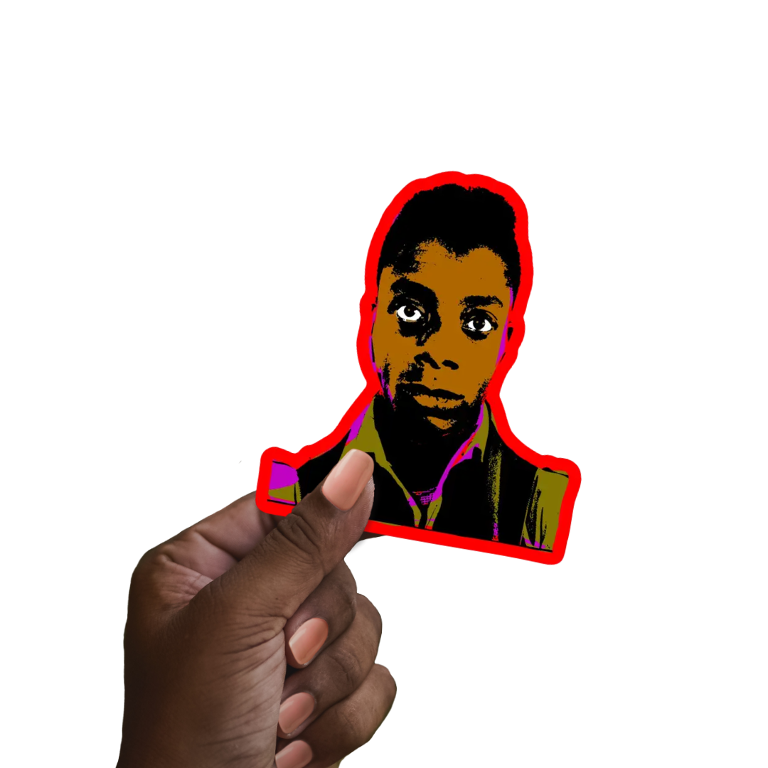 Jimmy | Stickers | Young Baldwin Pop Art |  Black Literary