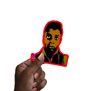 Jimmy | Stickers | Young Baldwin Pop Art |  Black Literary