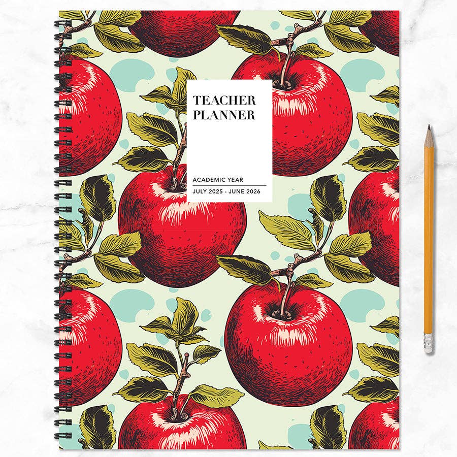 July 2025 - June 2026 Heirloom Apples Teacher Lesson Planner