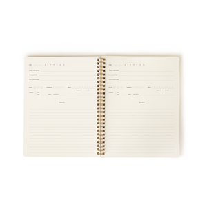 Schema Notebook *Limited Edition*: Large Notebook / Bullet/Dotted Pages