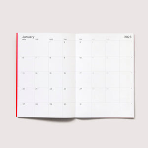 2026 Small Monthly Planner · Similar A5 Size