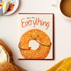 Love/Valentines Everything Bagel Card
