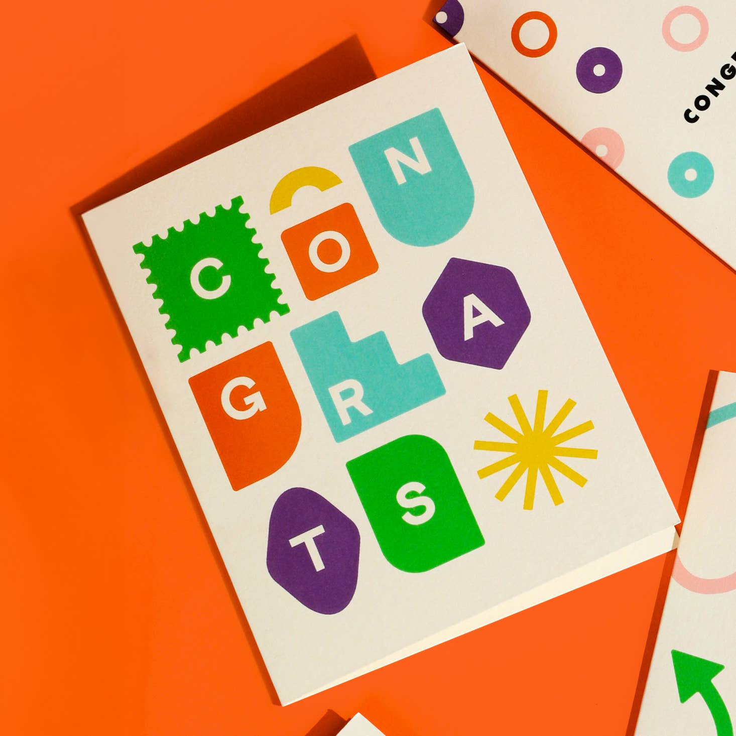 Congrats Shapes Greeting Card