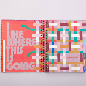 17 Month Large Planner, Word Search