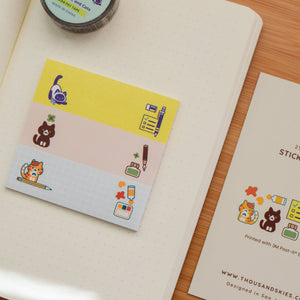 Sticky Notes - Stationery Cats