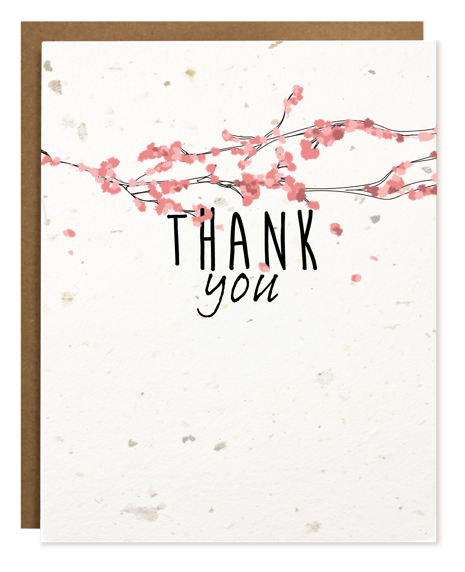 TOKA | Thank You Cherry Blossom | Plantable Card: Single Card