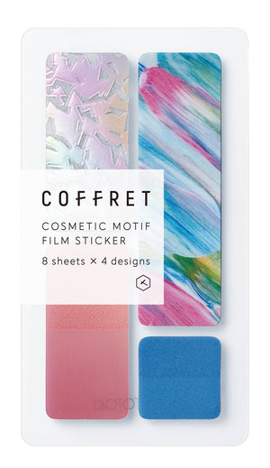 "COFFRET" BAR Decoration Sticker: Pink Float