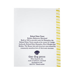 Baltimore Maryland | Roland Water Tower card