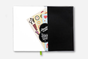 Weekly Undated Planner - Elite Black: Elite Black / Medium (6.9” x 9.8”) / Sunday
