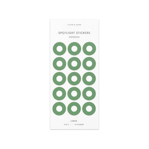 Spotlight Sticker Set: Pistachio
