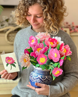 Peony Paradise (Pop-up Greeting Cards)