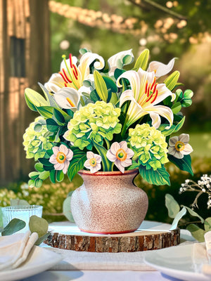 Ivory & Sage  (Pop-up Greeting Cards)