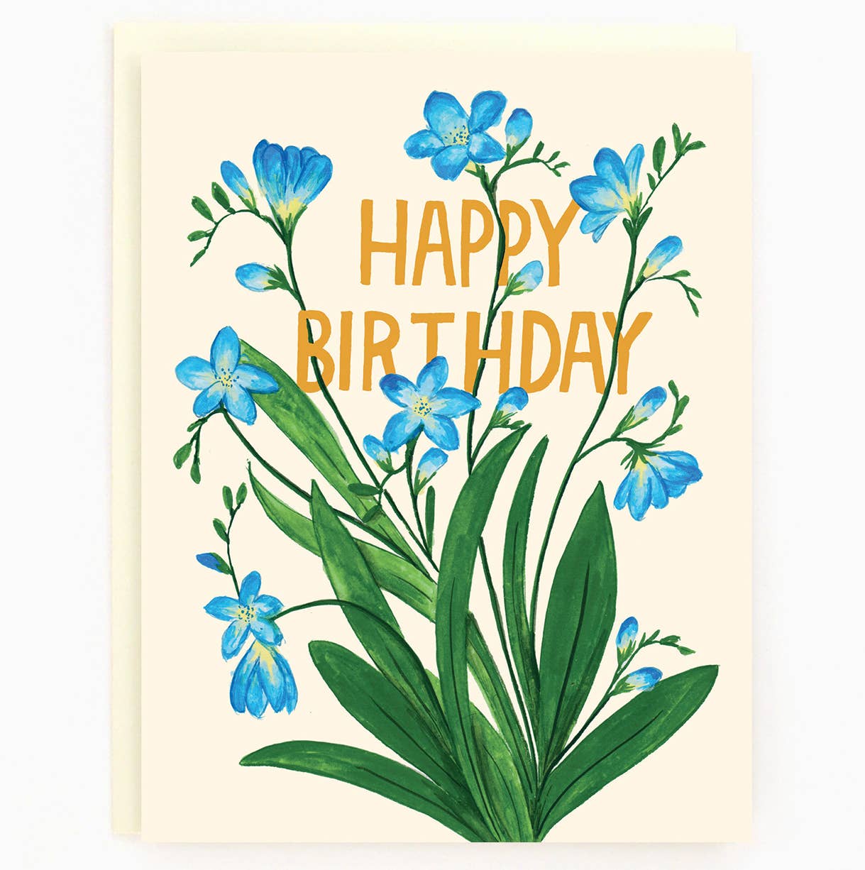 Birthday Freesias Card