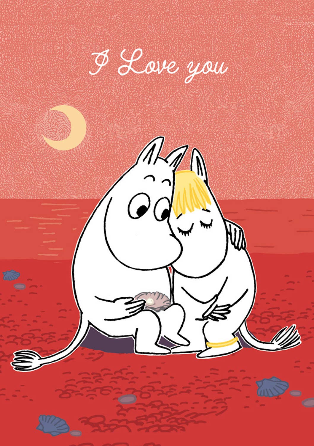 LOVE MOOMIN COUPLE GREETING CARD HYPE