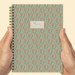 July 2026 - June 2027 Posies Medium Weekly Monthly Planner