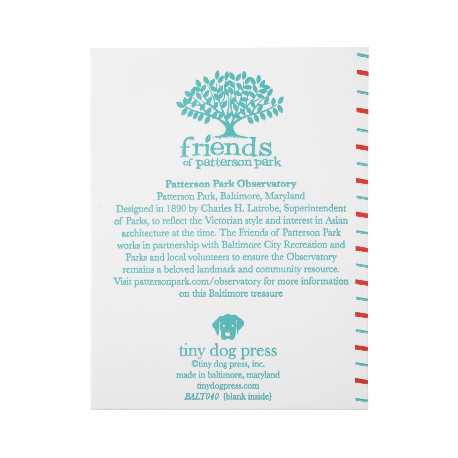 Observatory Holiday Card - Single